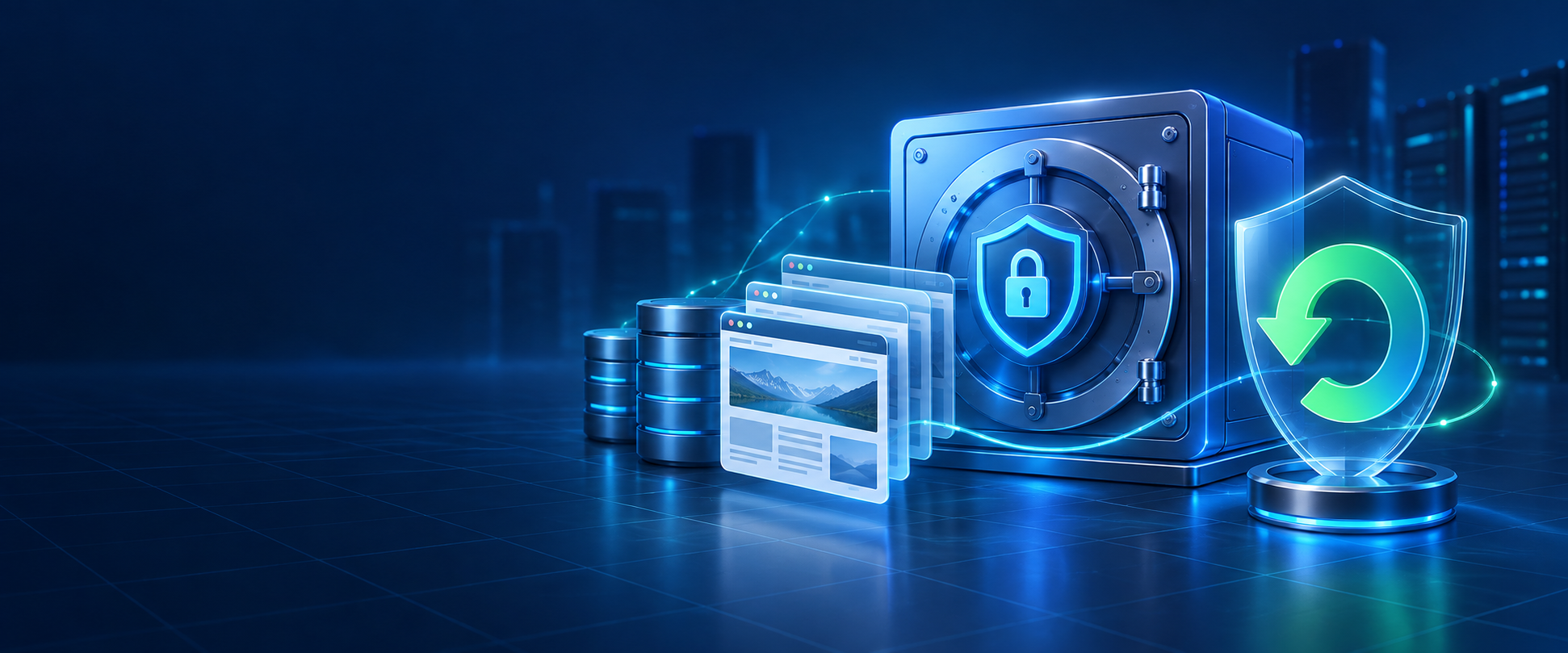 Backup protetto e ripristino dei dati hosting